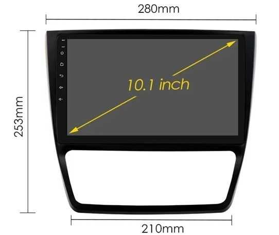 Мултимедия 10" за SKODA YETI 5L Android 14 CARPLAY навигация GPS DSP