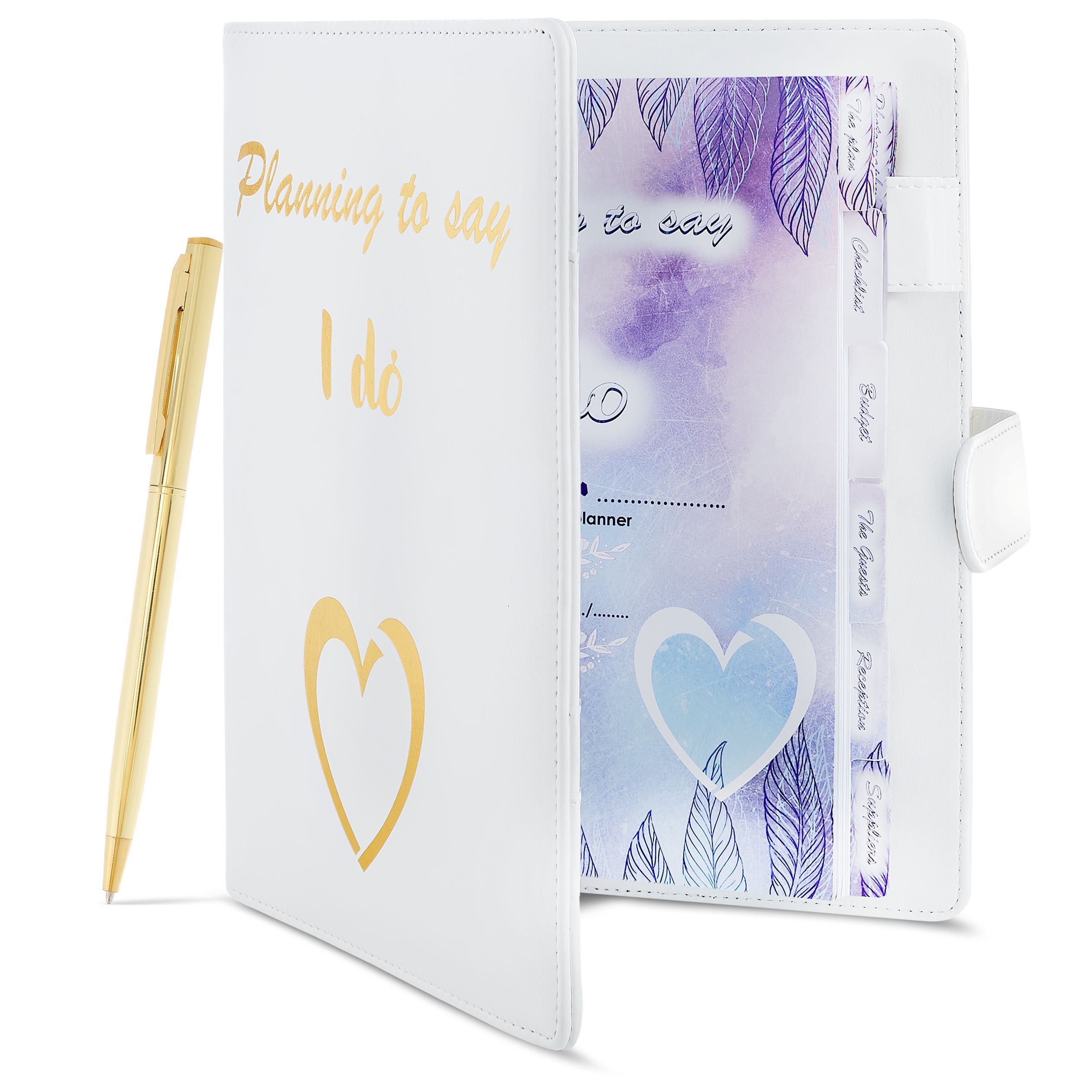 Planner nunta - nou, alb