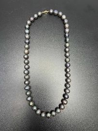 Колие с черни перли №5454