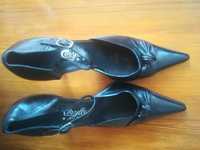 Pantofi stiletto Coryllus, piele naturala, eleganti REDUCERE de PASTE!
