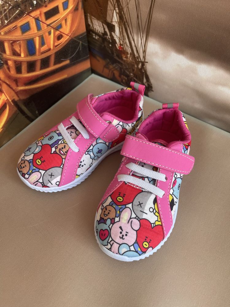 Тканевые обувь (кросовки/макасины) для девочки
