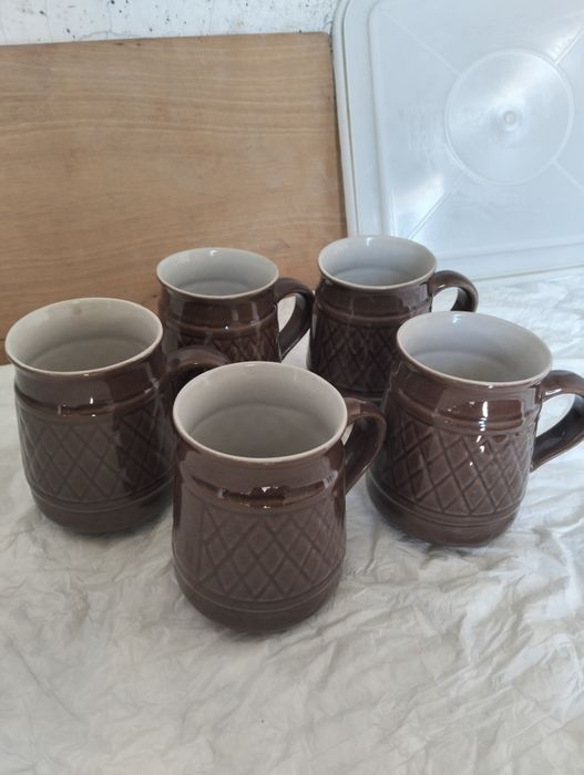 Кружки пивные, керамика Стопки граненые, советские