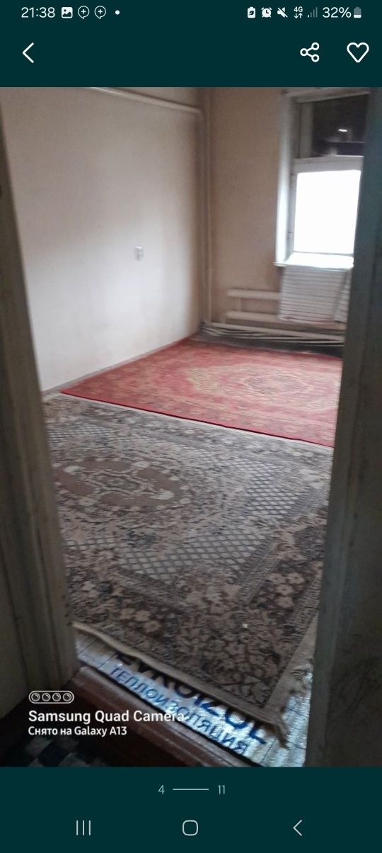Kvartira ijaraga beriladi 4 xona lik talabarga kamida 10kiwi qoyaman
