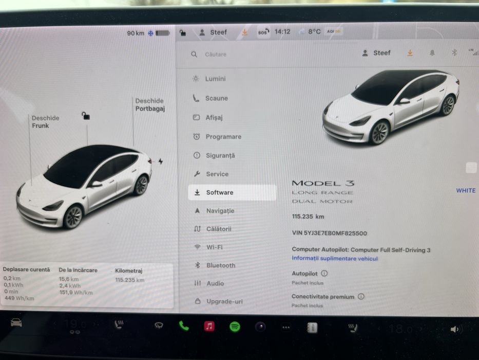 Tesla Model 3 Long Range Dual Motor 476 cp
