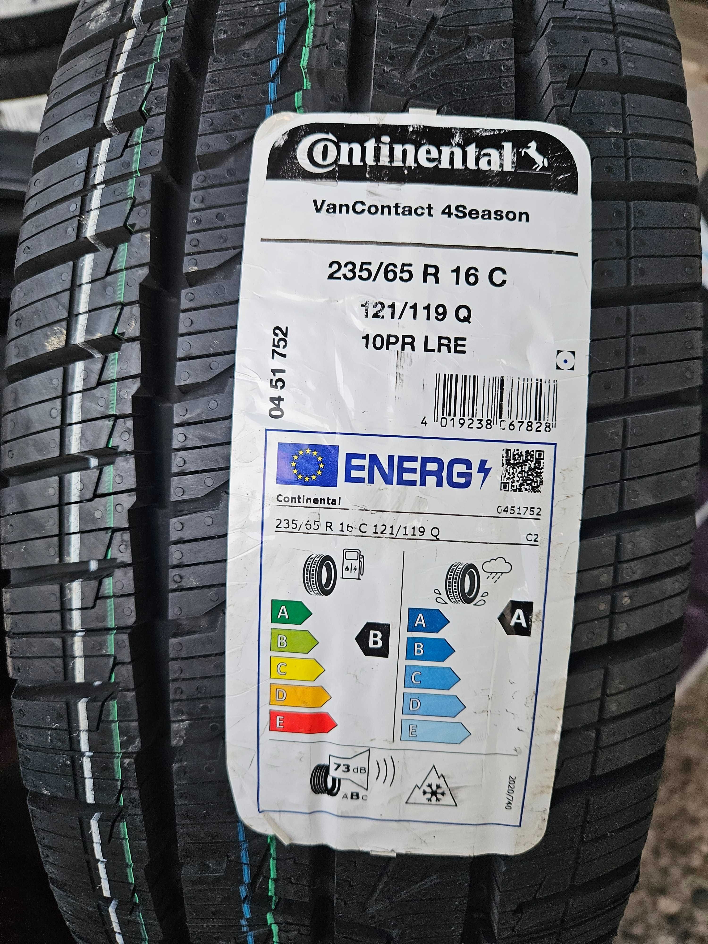 4 Нови бусови гуми 235/65 R16C Continental Van 4Season 121/119Q 10PR