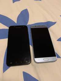2 Telefoane Samsung Galaxy J5 2017 Foarte Bune Black/Blue Dual Sim 4G