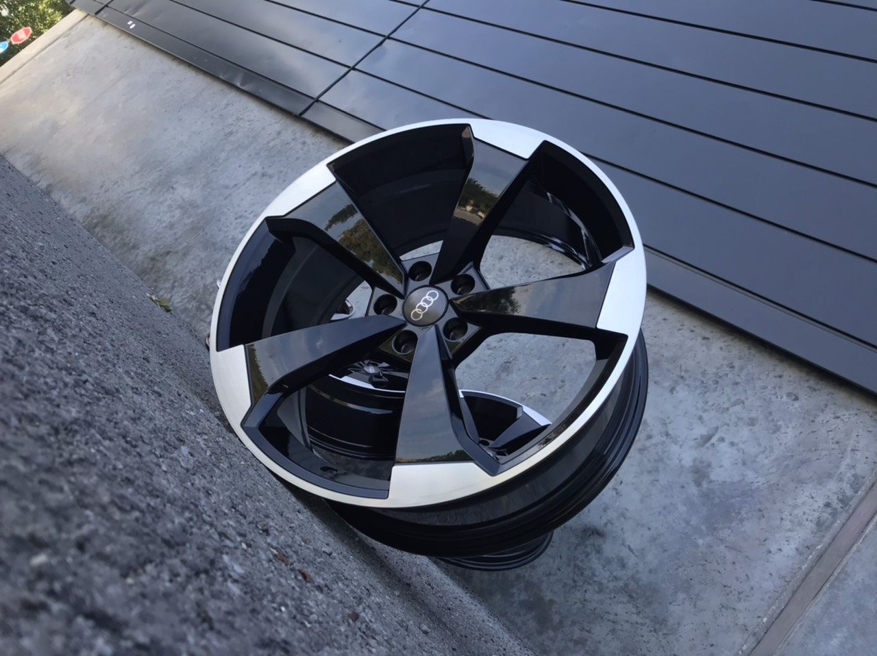 20-Audi New rotor piano black 9j et34 A4 A5 A6 A7 A8 Q3 Q5 Q7