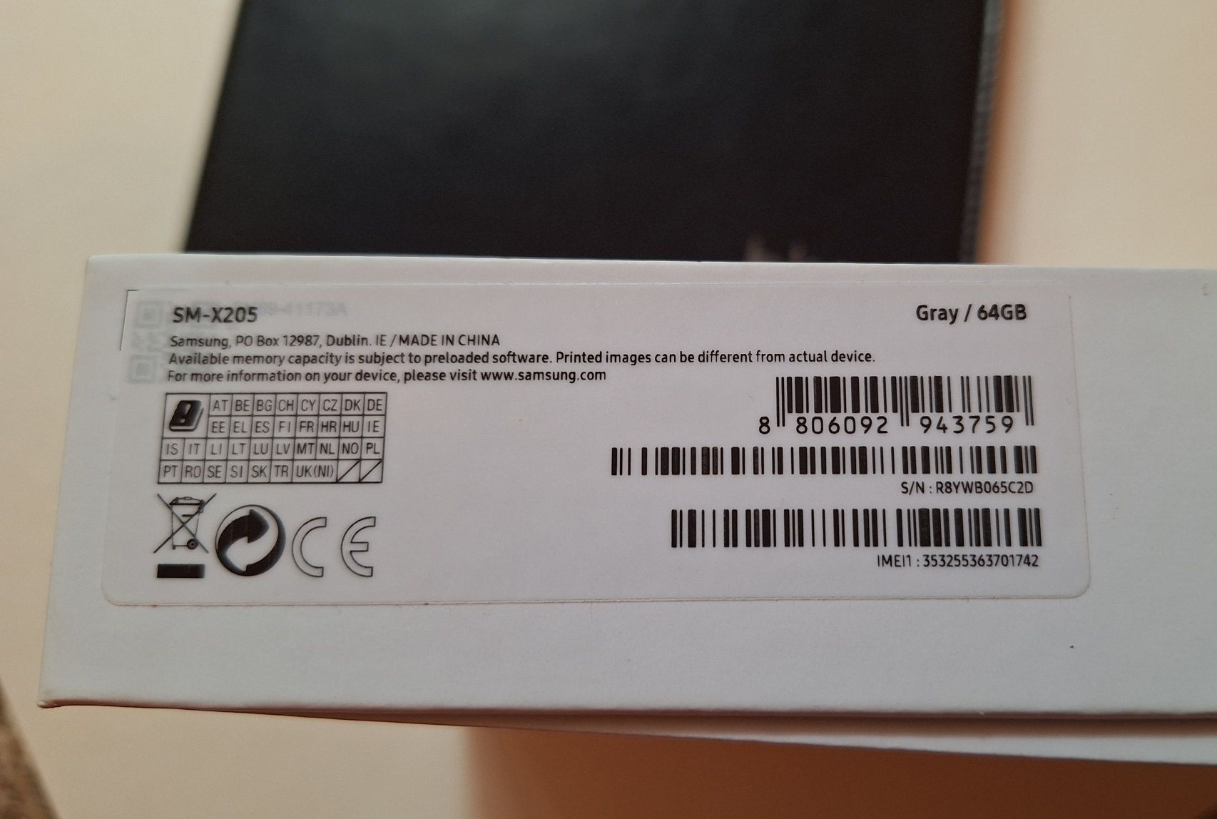 Таблет Samsung Galaxy Tab A8 + Калъф