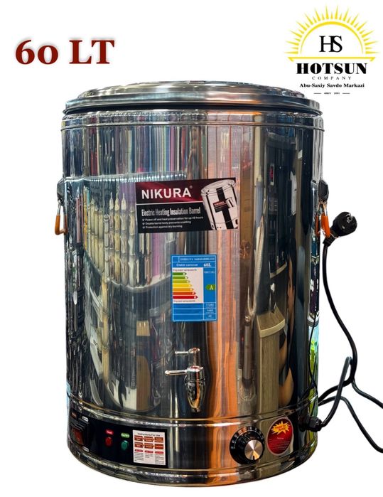Новый электрический кипятильник самовар термопот NIKURA 60L