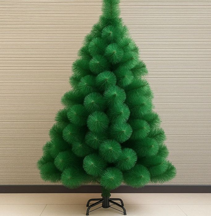 Коледно борче със зелени връхчета