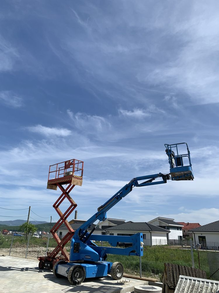 Nacela JLG E 450 AJ , electrica, articulata, telescopica