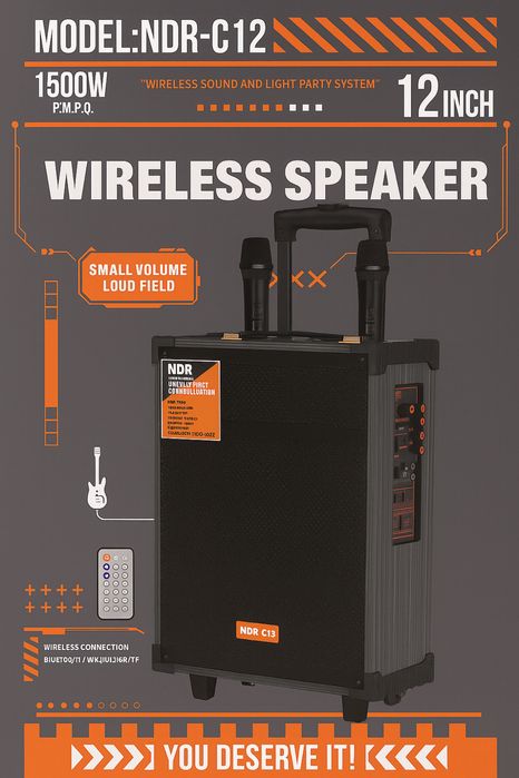 Портативная колонка-караоке с микрофоном Доставка есть!