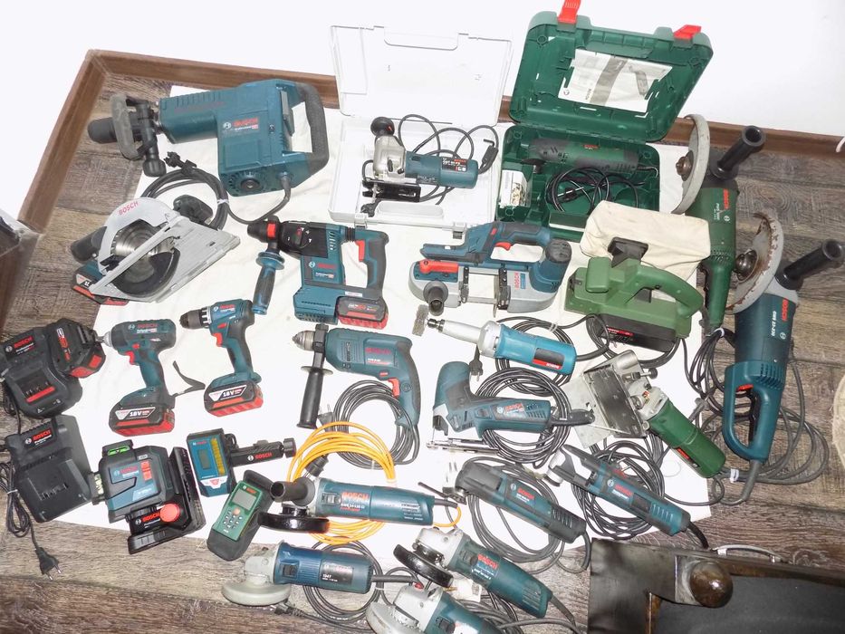 Picamer Bosch GSH 11 E, laser 3 fasciculi GLL 80-33G ,roto GBH 18V -26