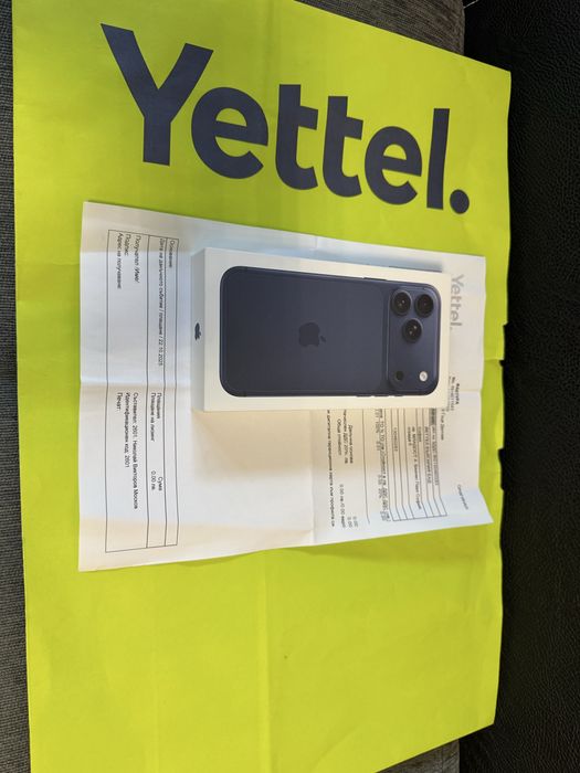 ЗАПЕЧАТАН 256GB iPhone 17 Pro Max Yettel Гаранция 3г. 2028 Blue / Син
