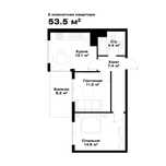 2-xonali xonadonlar | 2-комнатные квартиры ЖК O'z Mahal - Golden House