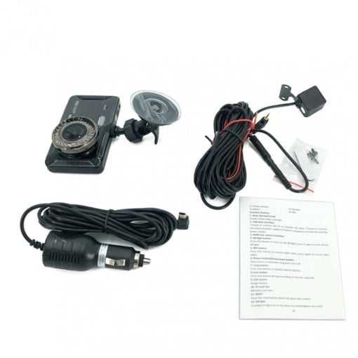 Camera Video Auto Dubla, FullHD, 1080P, Camera Marsarier 720P, 4 inch