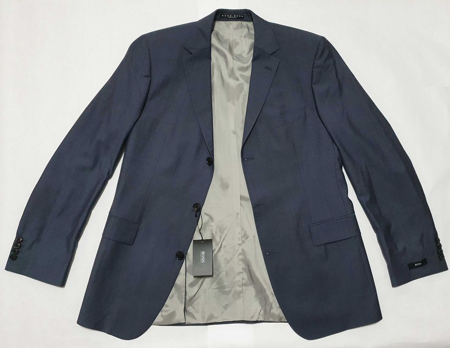 Costum barbati HUGO BOSS model SUPER 130 - MARIME MARE pt pers INALTE!