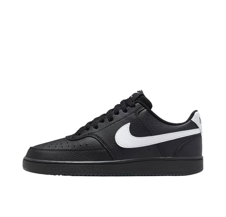 Кроссовки оригинальные Nike Court Vision черно белые на заказ