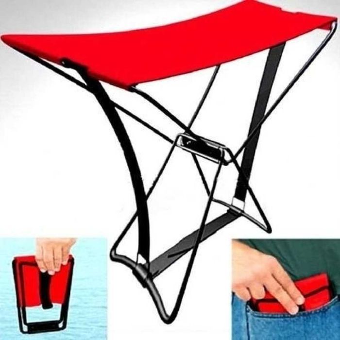 Сгъваемо джобно столче за къмпинг и риболов
