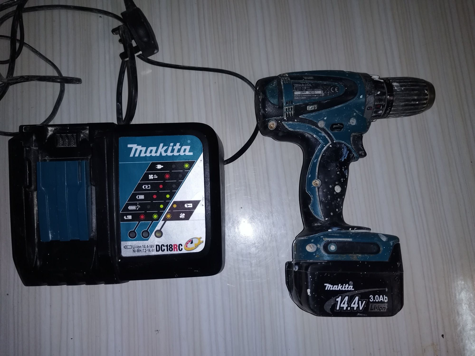 Винтоверт Makita BDF440 RFE, made in Japan, в комплект с оригинално за