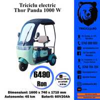 Triciclu electric 1000 W THOR  PANDA nou  Agramix