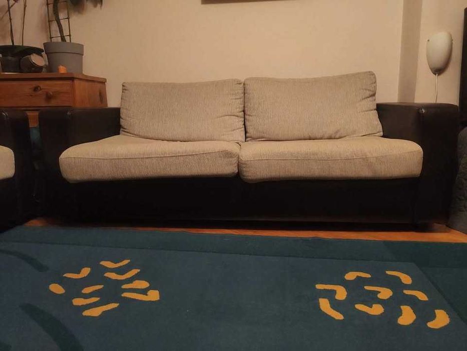Разтегателен диван + два фотьойла