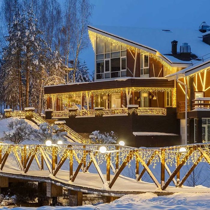 Instalatie 25m Turturi FLASH FIR GROS 500 LED multicolor albastru alb