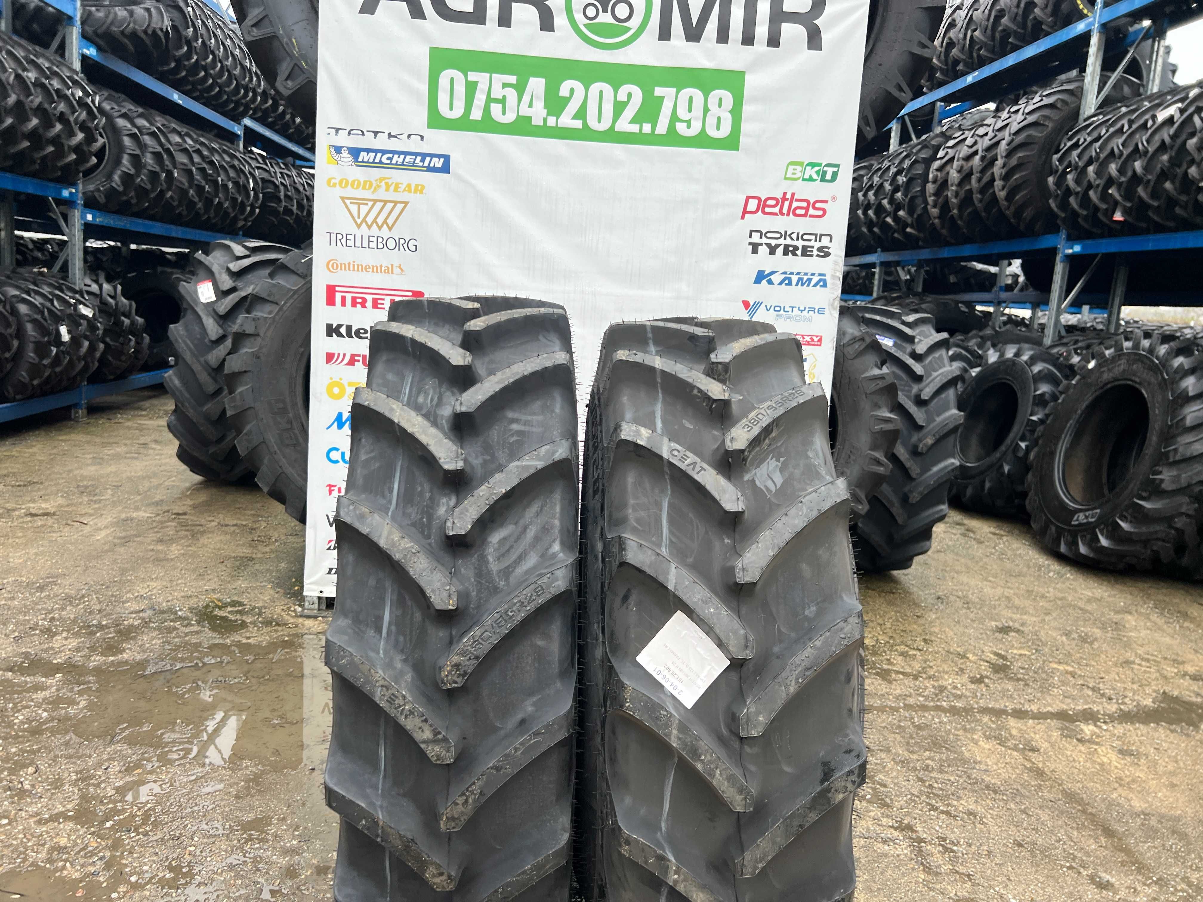 Cauciucuri noi 380/85 R28 marca CEAT pentru tractor spate cu garantie