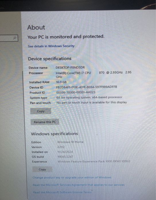 PC gaming i7 GTX 750Ti vand urgent