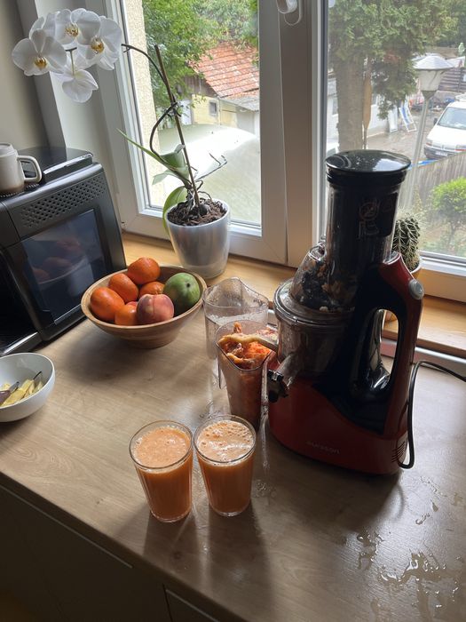 Storcator Oursson fructe si legume cu melc, presare la rece