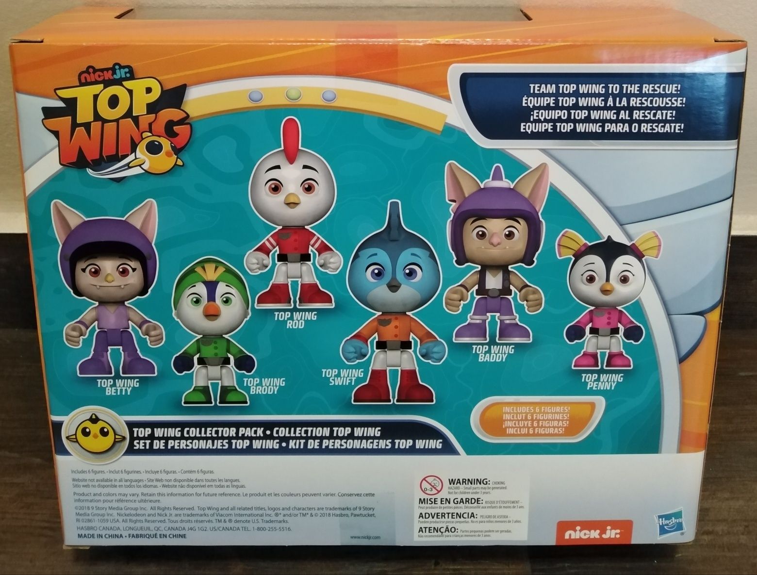 Set 6 figurine Top Wing