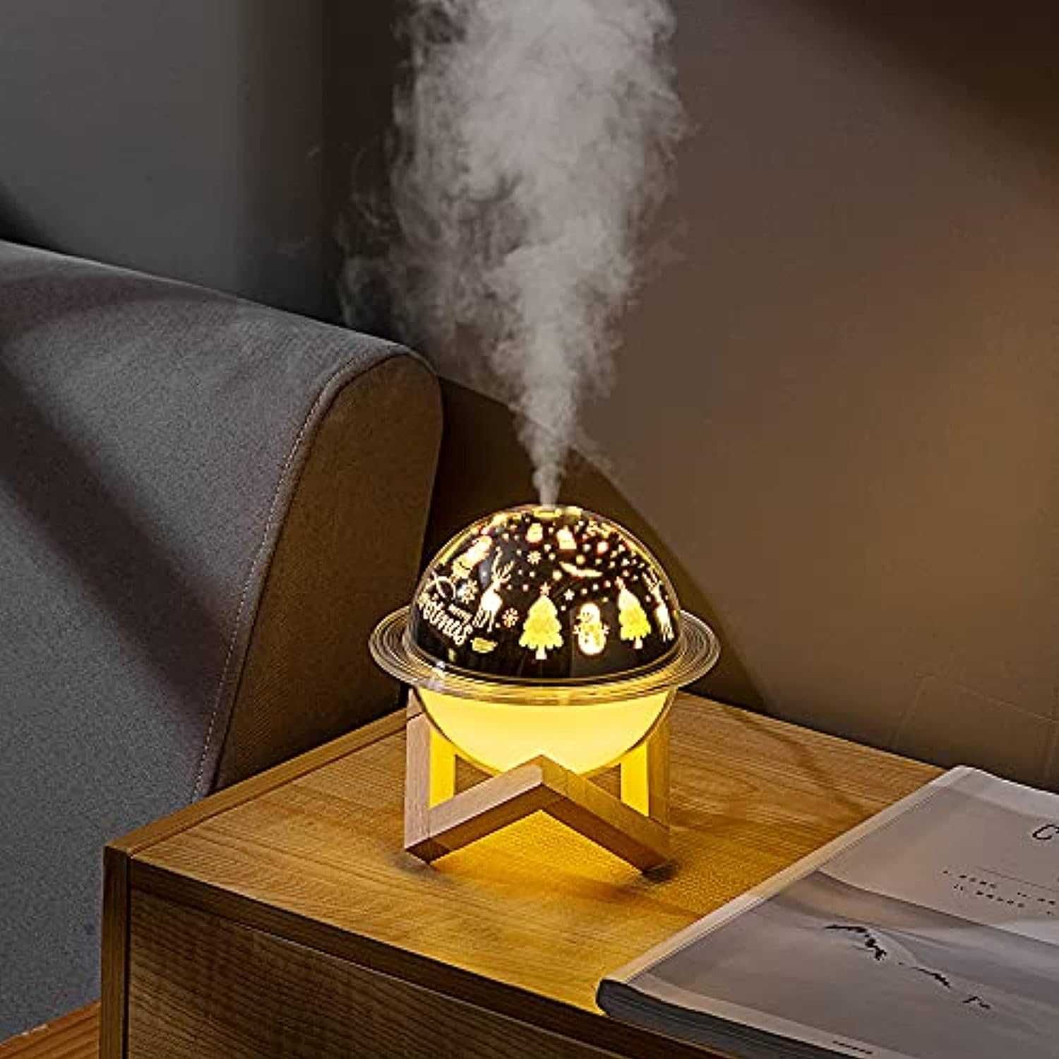 2 в 1 звезден проектор + овлажнител Galaxy Lamp Cool Humidifier 3D LED