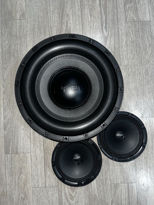 Продам сабвуфер и эстрадки Pride
