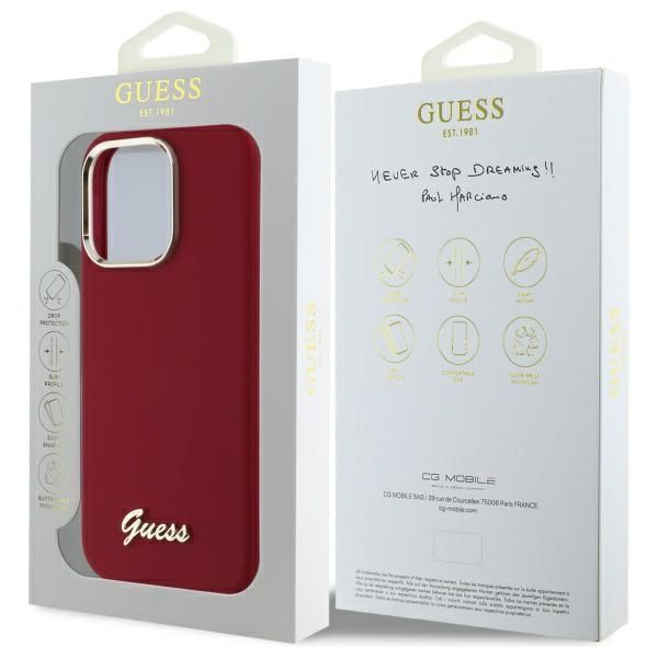 Husa GUESS pentru iPhone 16 Pro - Rosu