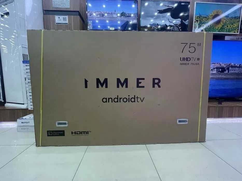 Телевизор IMMER 75** 65** U11G 4K UHD Smart Tv Доставка бесплатно!!!