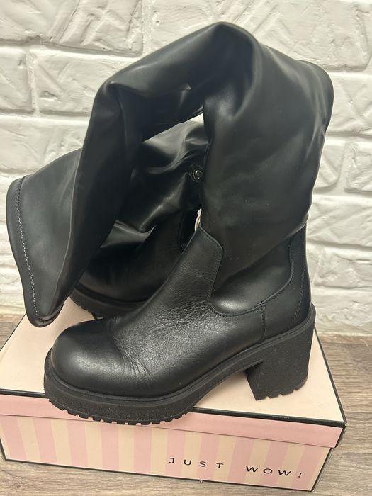 Продам зимние сапоги натуральная кожа