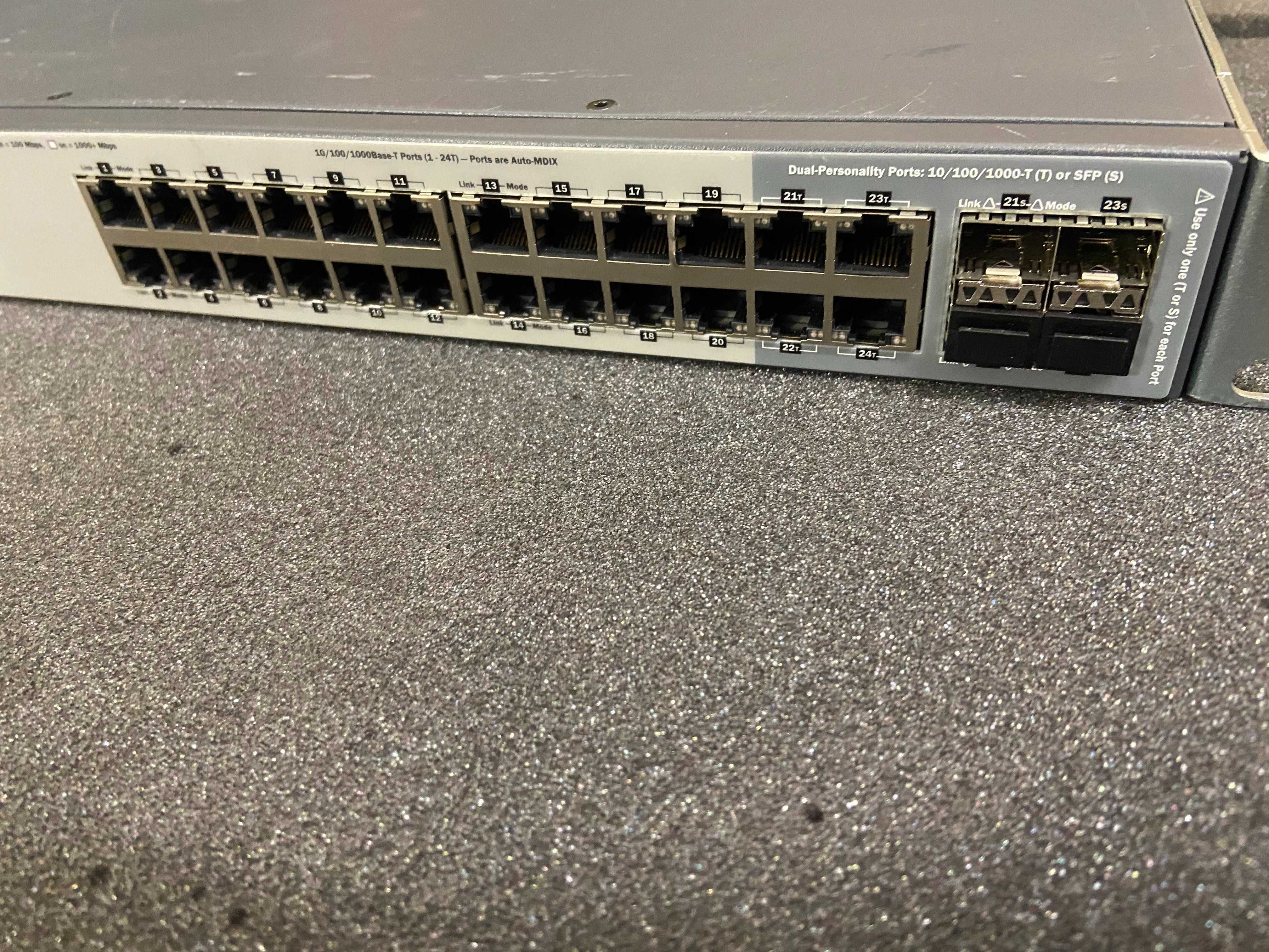 Суич HP 2920-24G 24GbE + 4x 10Gb SFP+ с модул за stack