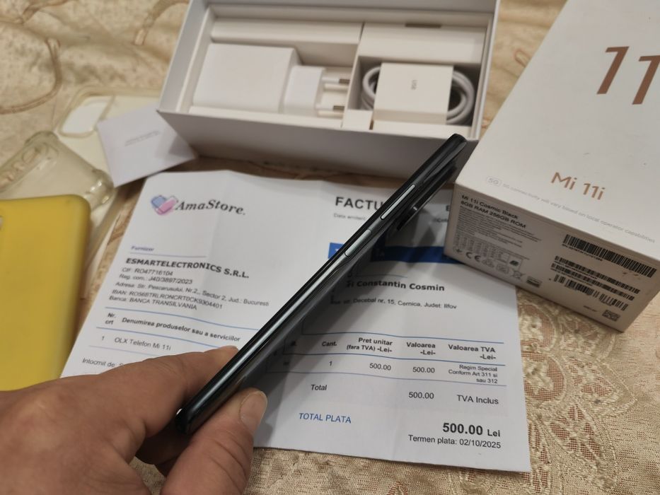 Xiaomi mi 11i 256GB în garanție până în octombrie2027