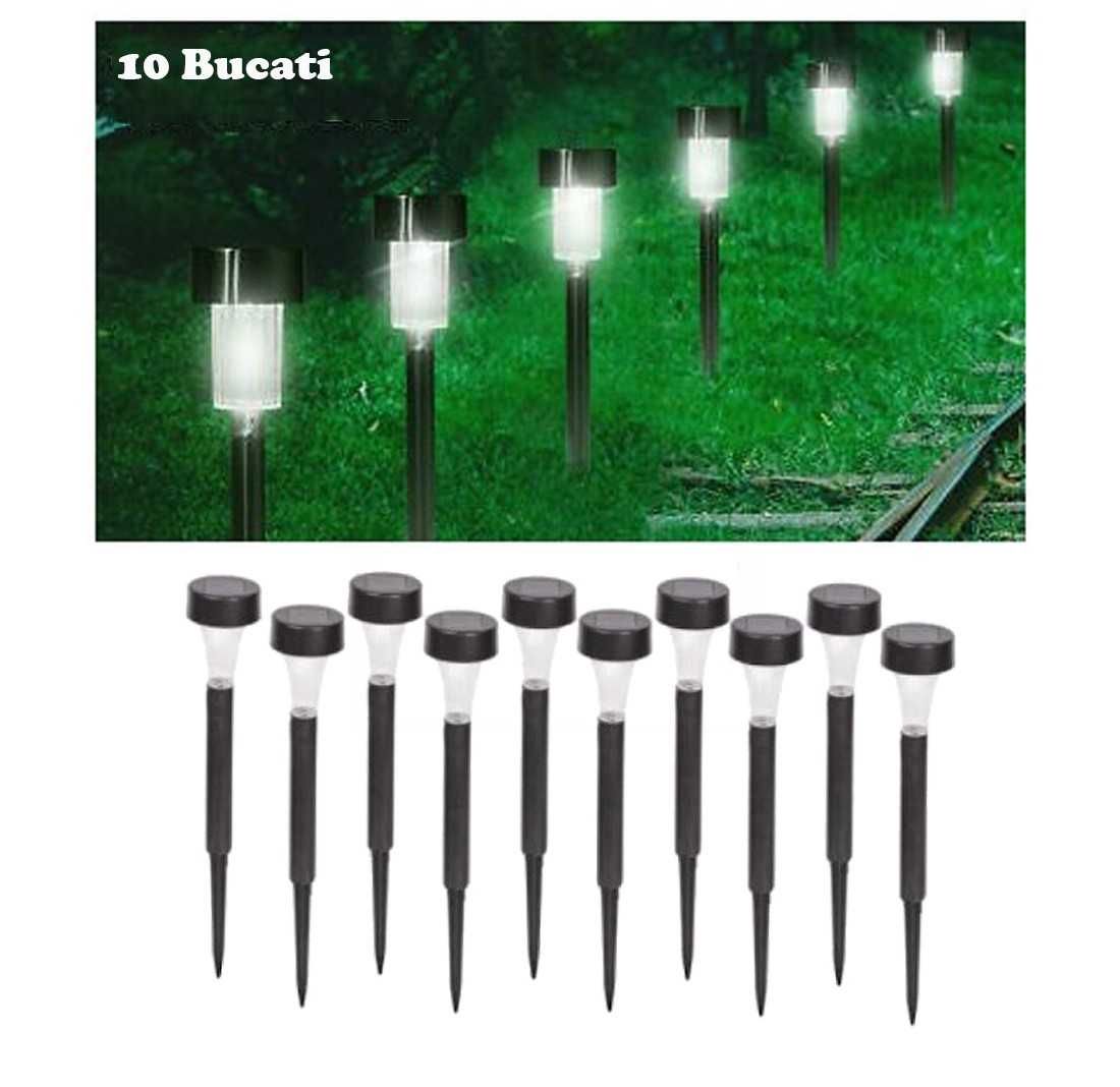 Set 10 lampi solare pentru gradina