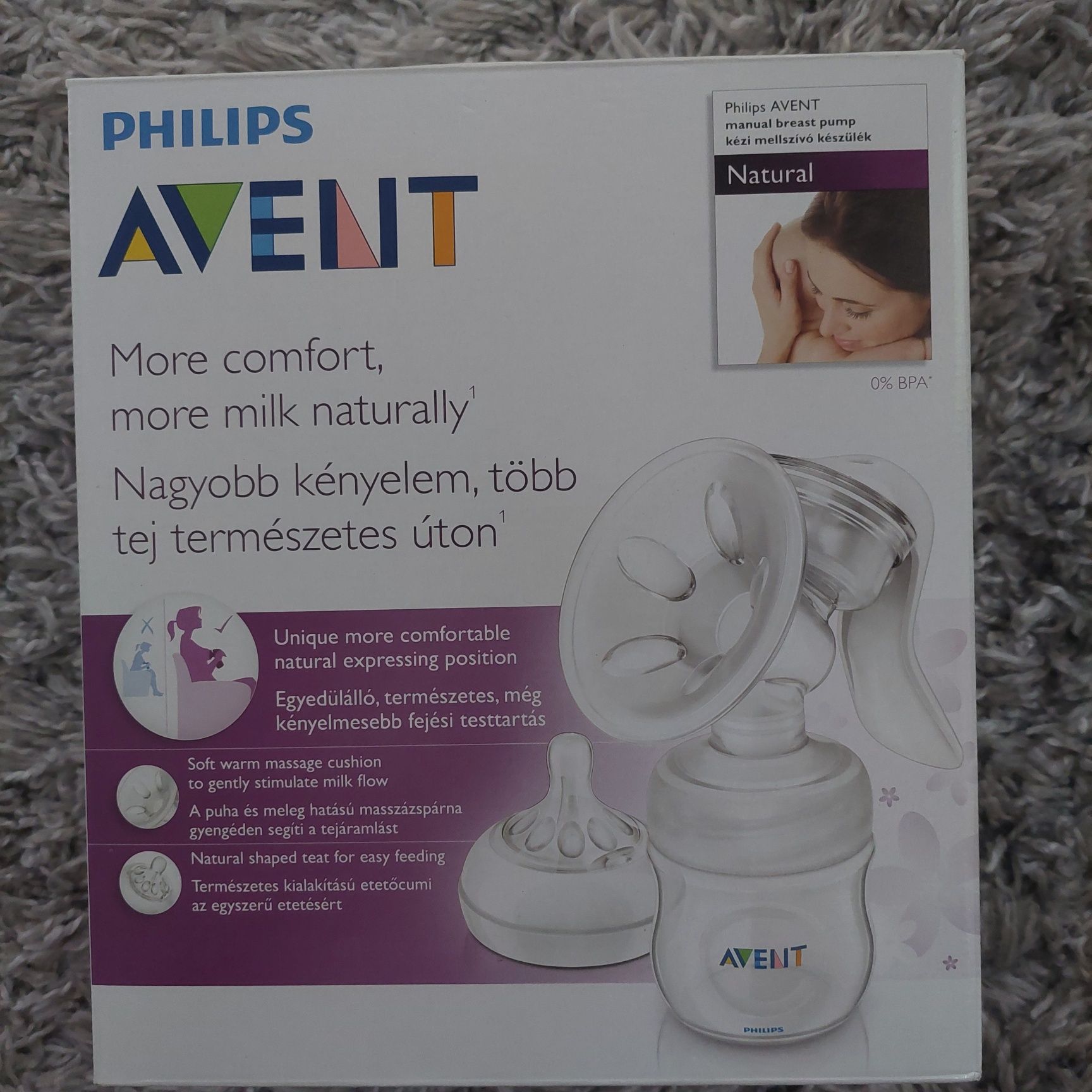 Pompa san manuala Philips Avent