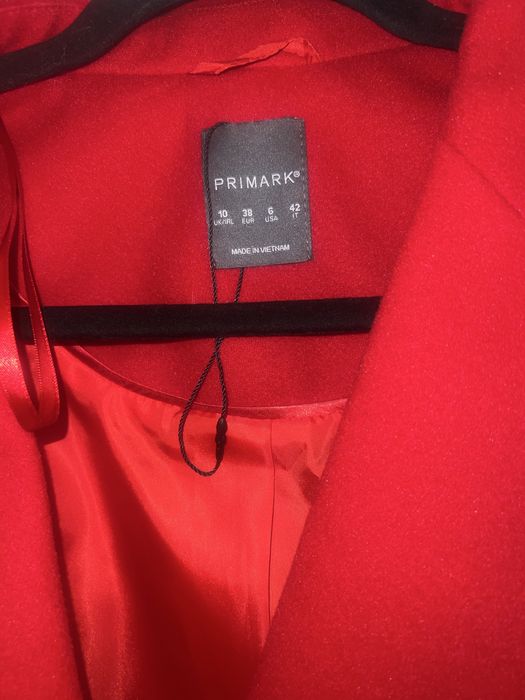 Palton haina Primark nou rosu