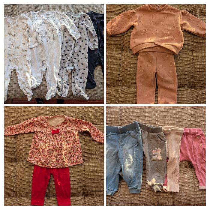 Лот бебешки дрехи за момиче размер 80