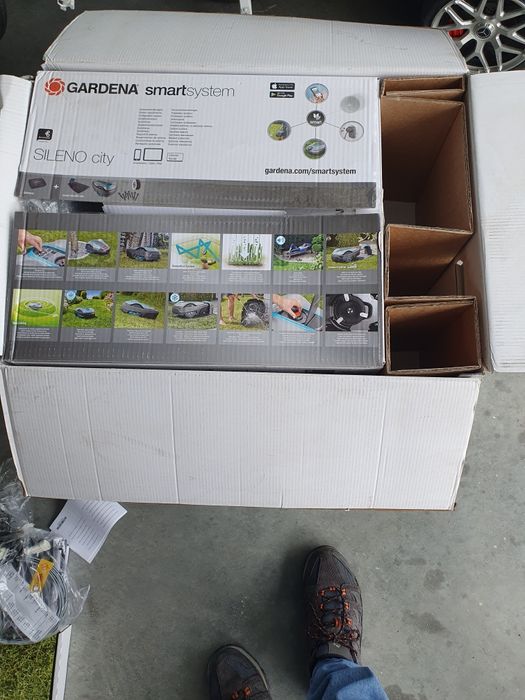 robot de tuns gazon/gardena smart sileno city 500 + robinet sm