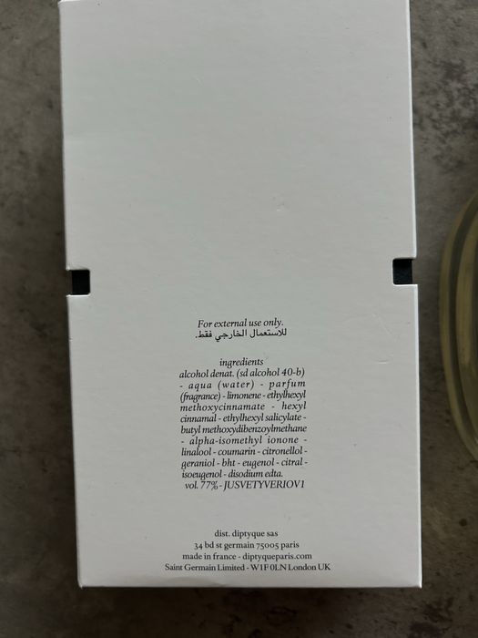 Dyptique Vetyverio unisex