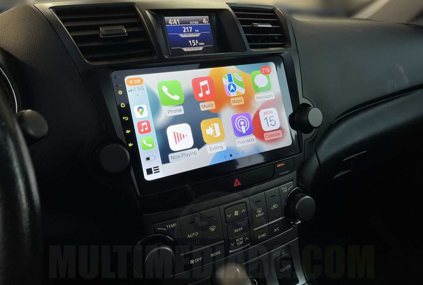Toyota Highlander 2007 - 2013  Мултимедия Навигация Android