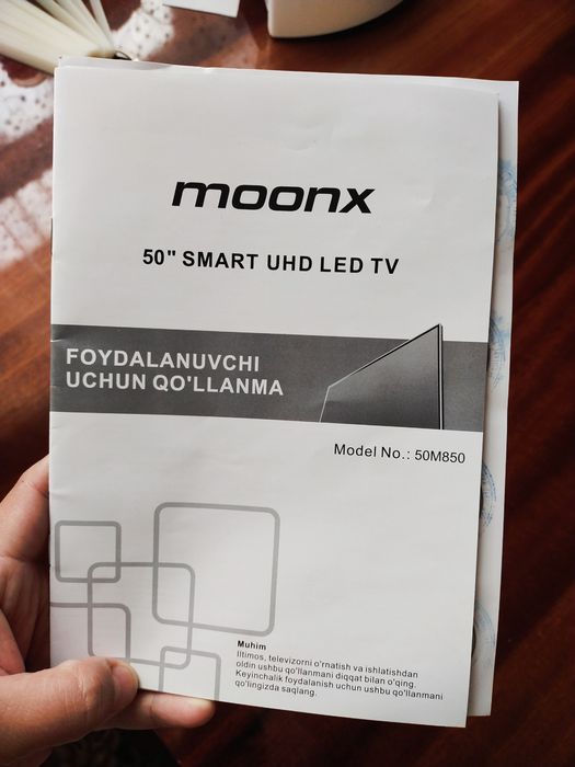 Телевизор MOONX Smart TV 4k UHD 50 диоганал