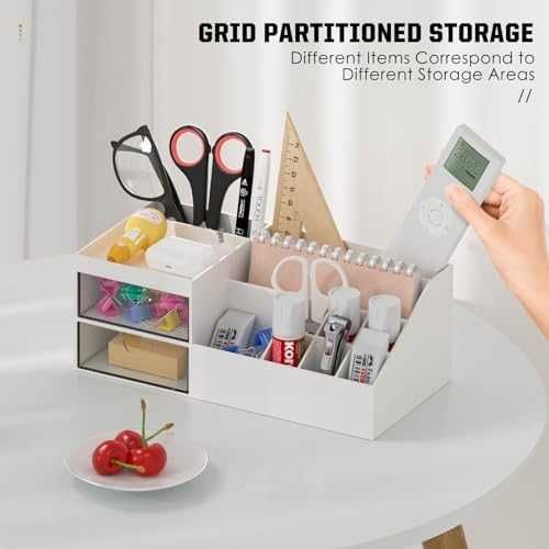 Нов Компактен грим органайзер с 10 секции и 2 чекмеджета за тоалетка