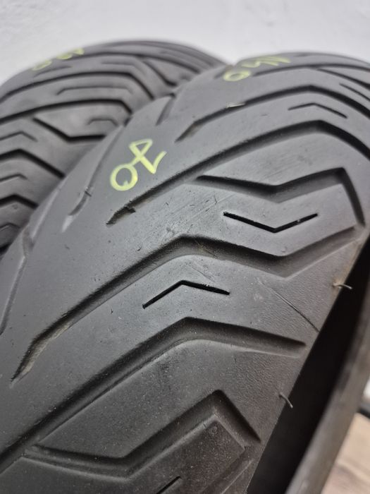 Set anvelope moto 120 70 15 cu 140 70 14 Michelin citygrip