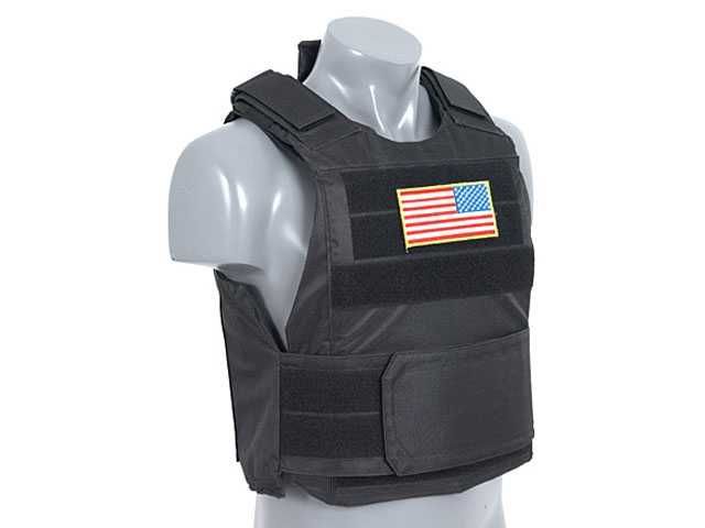 Vesta Tactica Protectie DELTA BODY ARMOR Black,8FIELDS Noua In Ambalaj