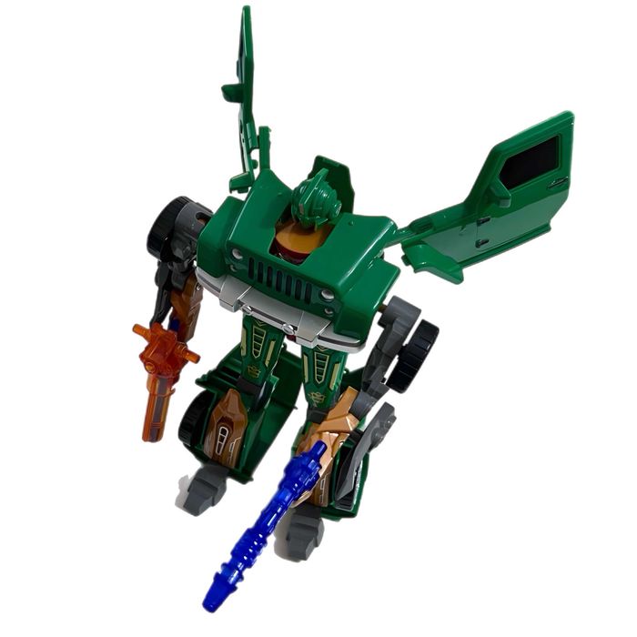 Robot Transformabil, 2 in 1, masina si robot cu accesorii incluse